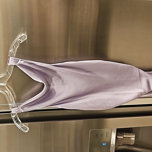 💕REFORMATION💕 Casette Silk Dress ~ Aura Lavender 10 NWT - Picture 9 of 15